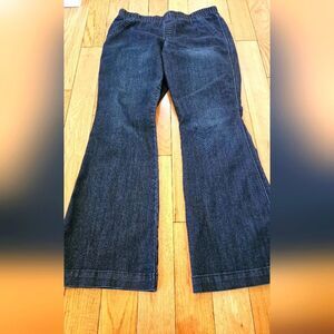 Chico's Dark Blue Flare Jeans Size 1.5